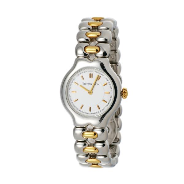 Tiffany & Co. Tesoro Silver Ladies Watch L0112, Stainless Steel, Combination Colors, Quartz L0112
