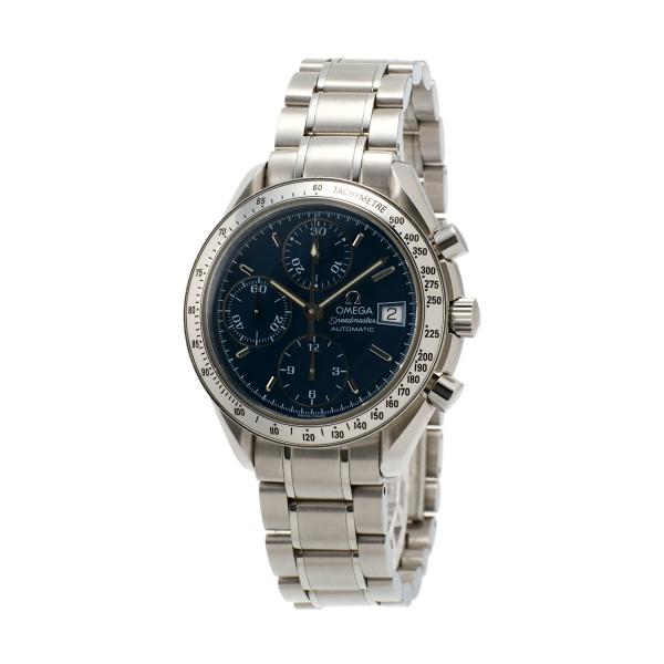 Other  Omega Speedmaster Date Men's Watch 3511.80, Stainless Steel, Navy Dial, Automatic 3511.8 in Good condition