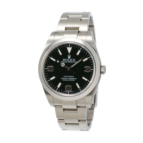 Rolex Explorer 1 Men's Watch 214270, Stainless Steel, Black Dial, Automatic 214270.0