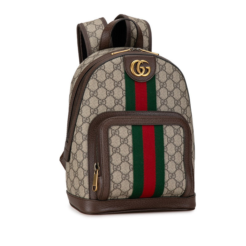 Gucci GG Supreme Ophidia Backpack PVC Leather 547965 in Great Condition