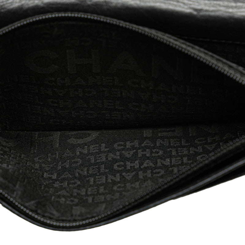 Chanel Cambon Line Lambskin Long Wallet