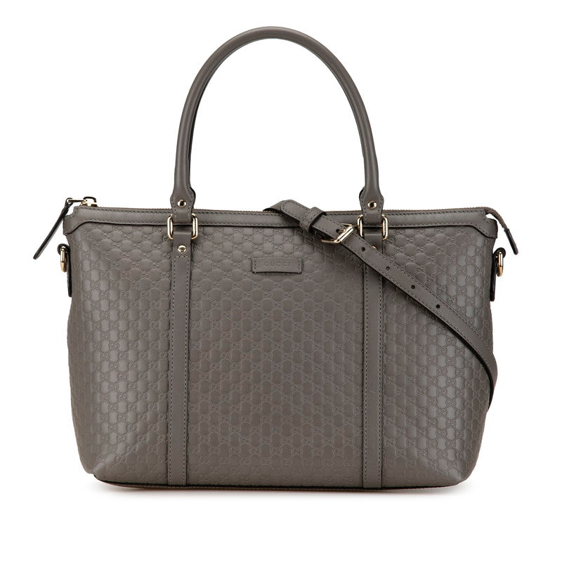 Gucci Leather Microguccissima 2WAY Handbag