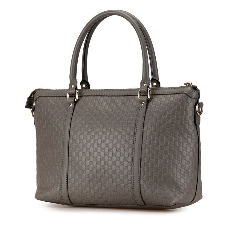 Gucci Leather Microguccissima 2WAY Handbag