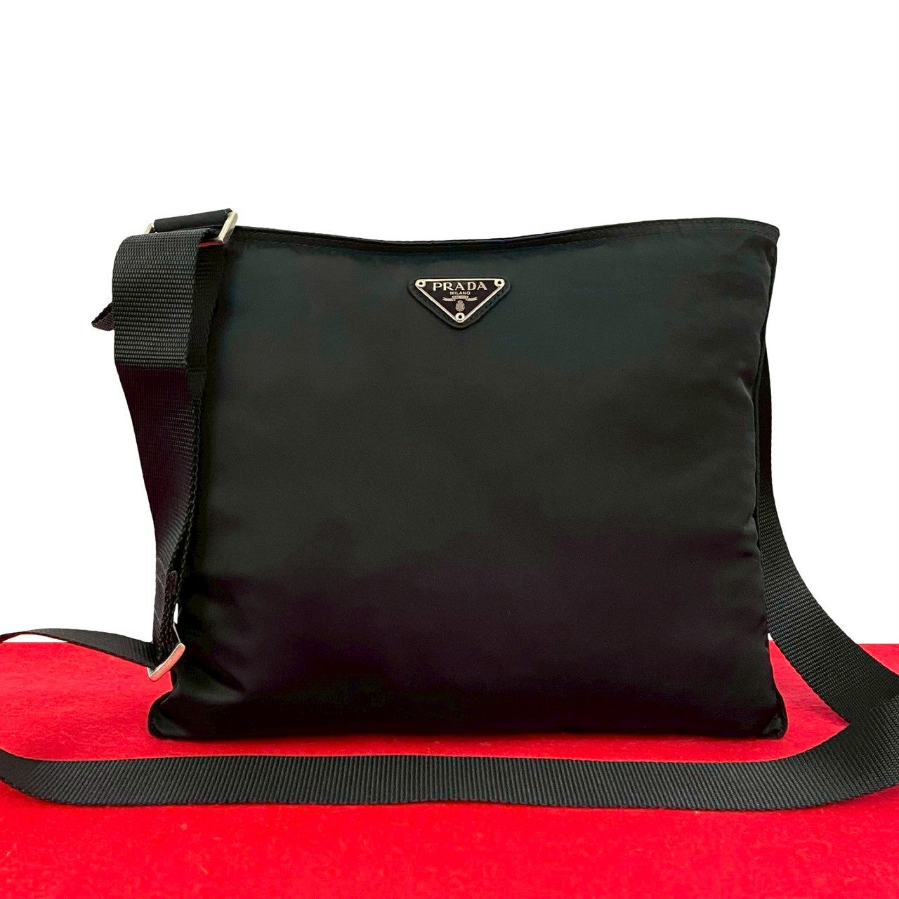 Prada Tessuto Nylon Shoulder Bag