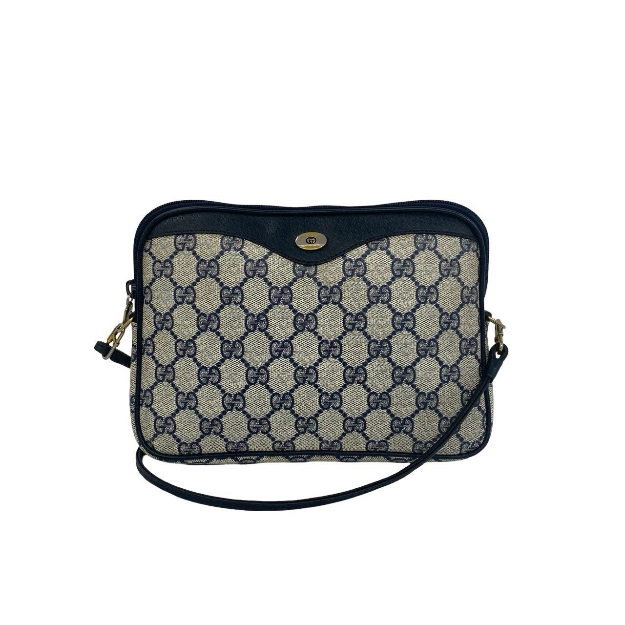 Gucci GG Pattern Leather Shoulder Bag