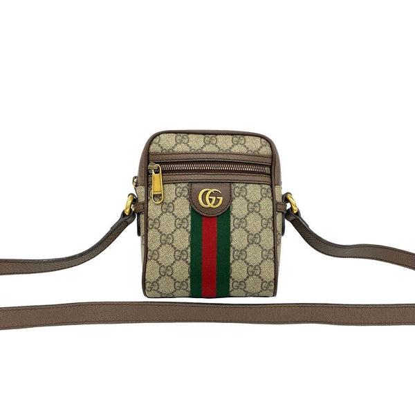 Gucci Ophidia GG Leather Shoulder Bag