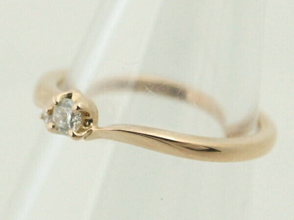 Canal 4℃ Diamond Ring K18PG Pink Gold in Great Condition