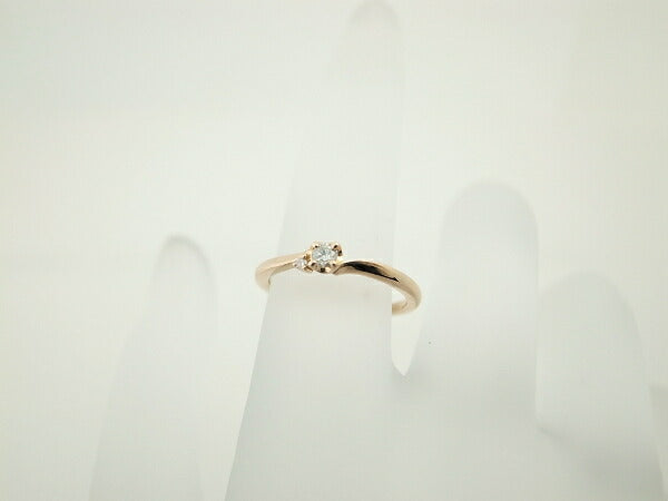 Canal 4℃ Diamond Ring K18PG Pink Gold in Great Condition