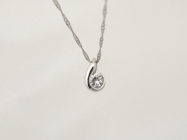 Pre-owned Courreges Diamond Necklace Pendant Pt850/900 Platinum in Great Condition