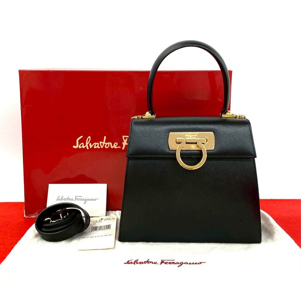 Salvatore Ferragamo leather 2way bag