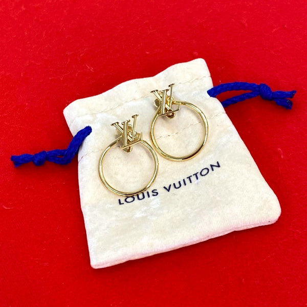 Louis Vuitton Boucle Doreille Hoop Eclipse Earrings