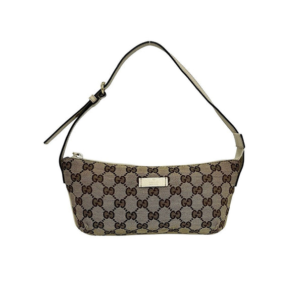 Gucci GG Canvas Leather Handbag