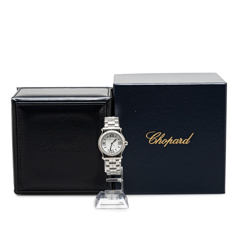 Chopard Happy Sport Diamond Bezel Quartz Watch