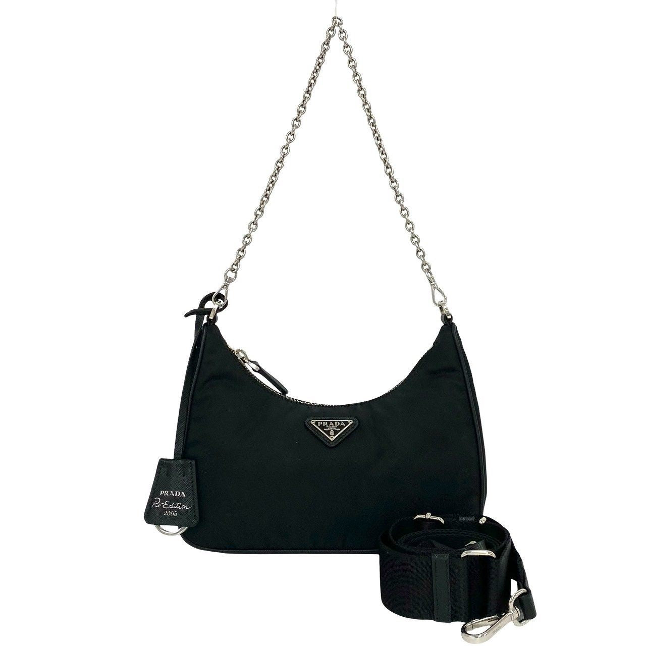Prada Tessuto Saffiano 2way shoulder bag