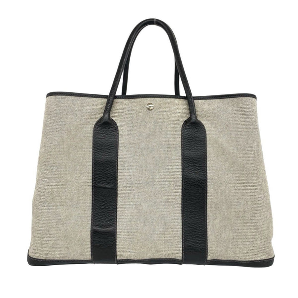Hermes Garden Party GM Toile H Negonda Handbag