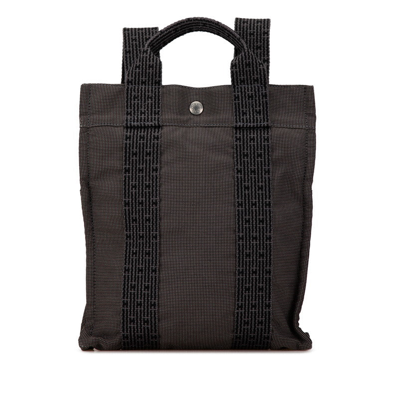 Hermes Canvas Backpack Grey