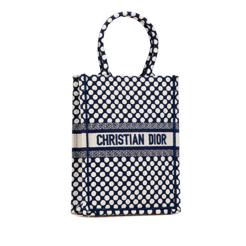 Dior Blue Dot Jacquard Tote Bag 50-MA-0270