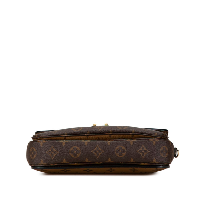 Louis Vuitton Monogram Reverse Pochette Metis MM Handbag M44876