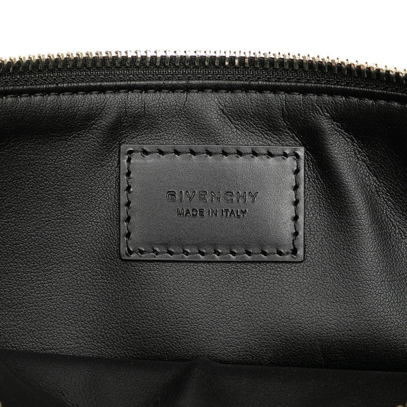 Givenchy Shark Print Leather Clutch Bag