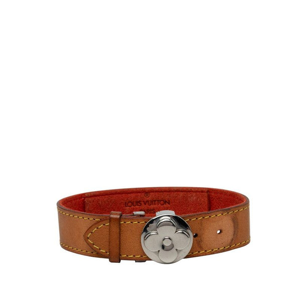 Louis Vuitton Good Luck Bracelet Leather Metal Bracelet