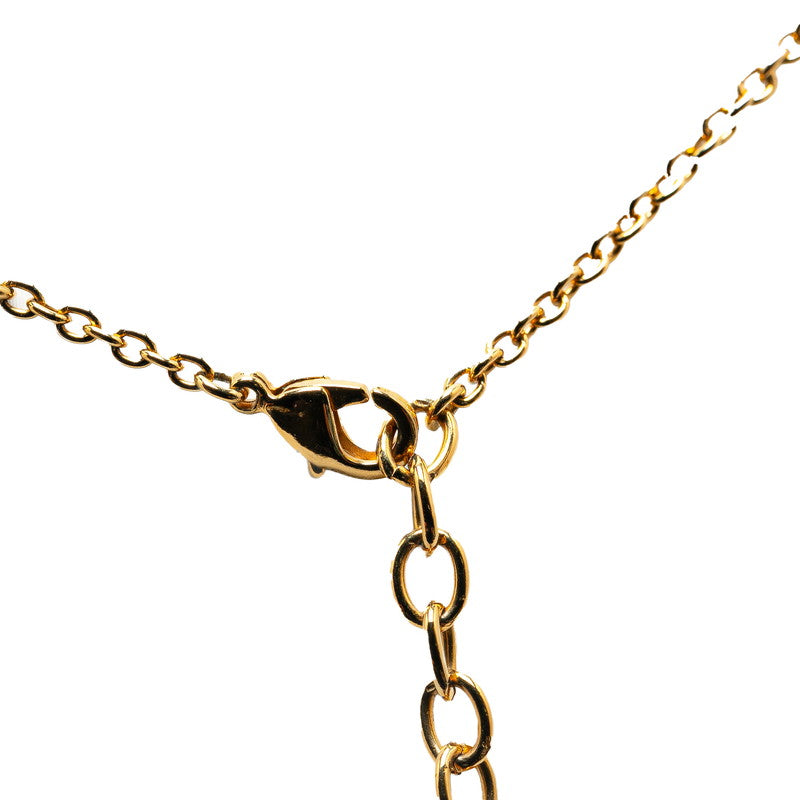 Louis Vuitton Essential V Necklace M68358 Gold Plated in Very Good Condition