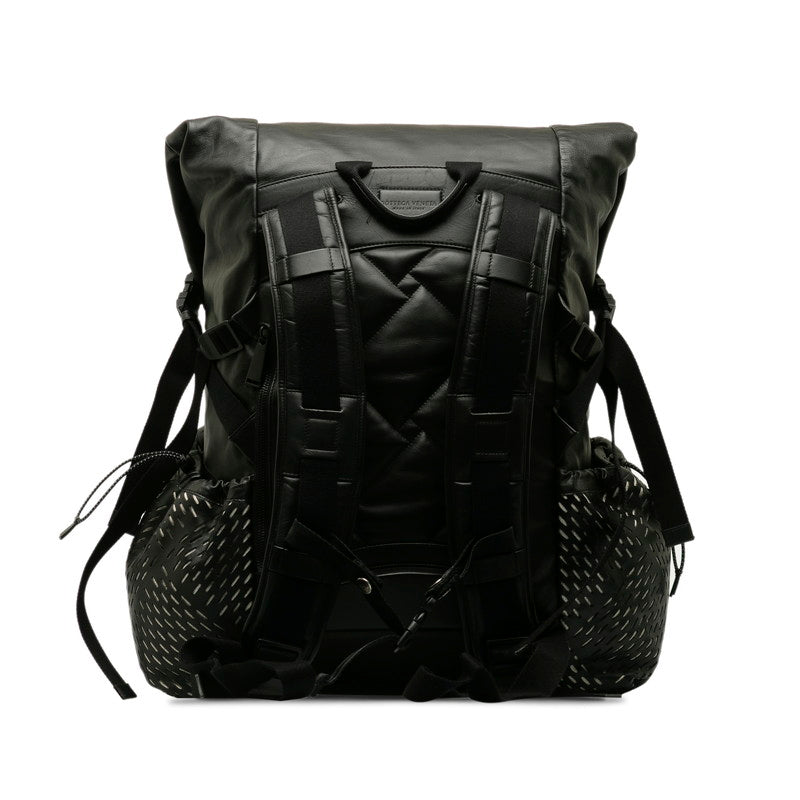 Bottega Veneta Leather Punching Backpack in Very Good Condition