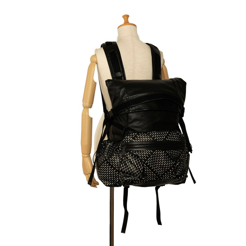 Bottega Veneta Leather Punching Backpack