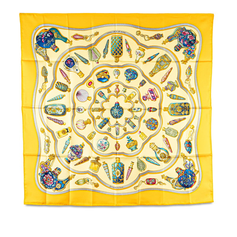 Hermes Silk Scarf Quimporte Le Flacon 90 in Great Condition