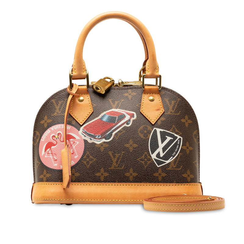 Louis Vuitton Monogram Alma BB World Tour Handbag M43230 in Very Good Condition