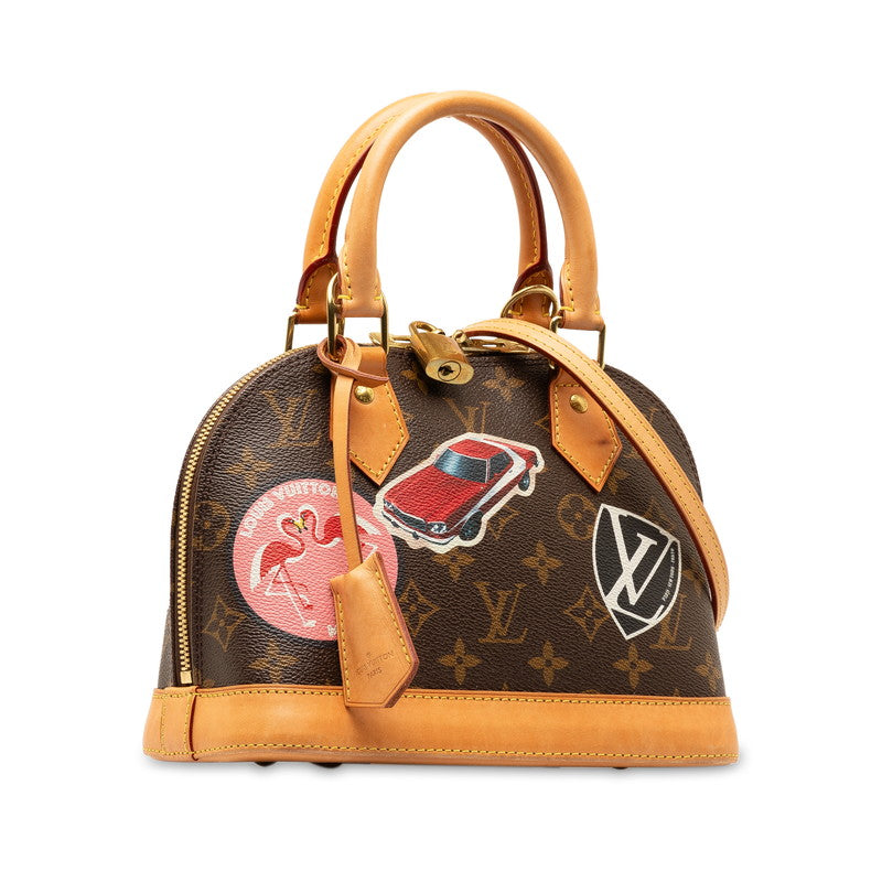 Louis Vuitton Monogram Alma BB World Tour Handbag M43230 in Very Good Condition