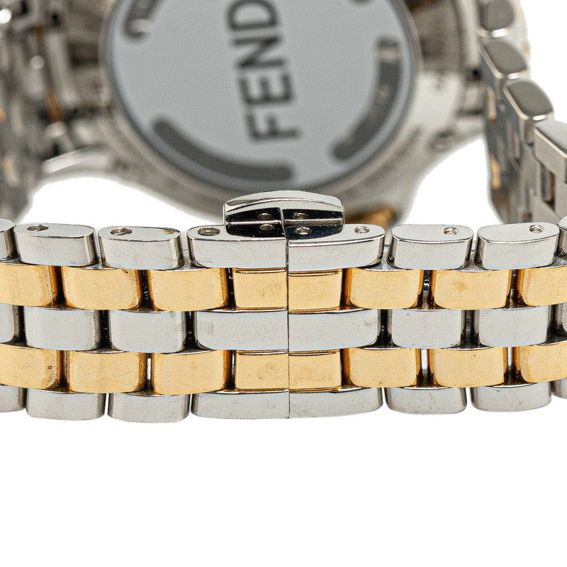 Fendi Crazy Carats 1P Diamond Quartz Watch 10500L Stainless Steel in Very Good Condition