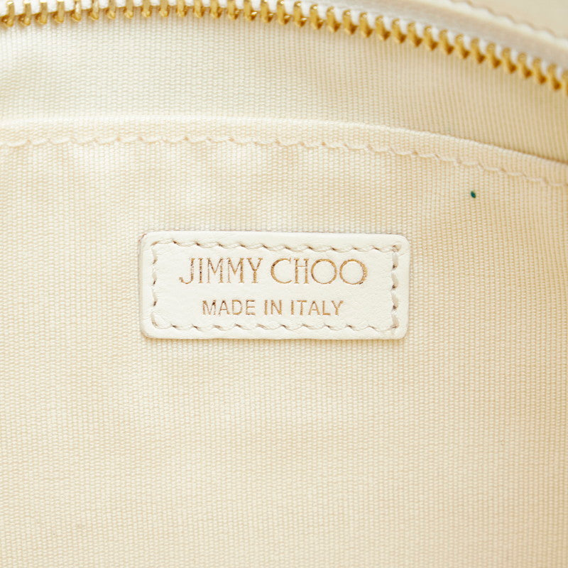 Jimmy Choo Zena Star Studs Leather Clutch Bag