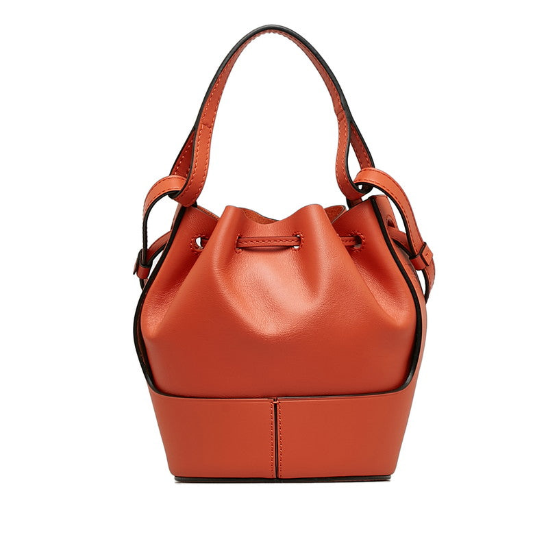 Loewe Mini Balloon Bag Leather 2WAY Orange