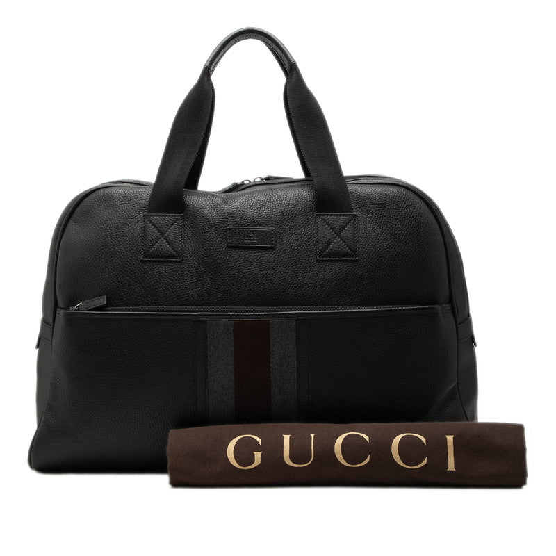 Gucci Leather Boston Bag – LuxUness