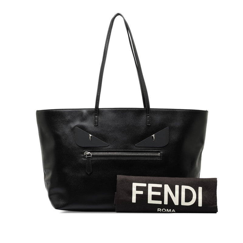 Fendi Monster Leather Tote Bag 8BH185 in Very Good Condition