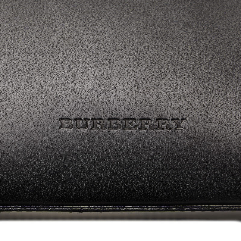 Burberry Nova Check Leather Handbag