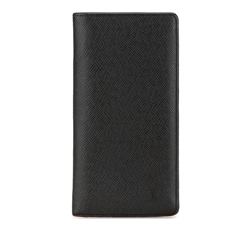 Louis Vuitton Taiga Portefeuille Brazza Wallet M32572 Black