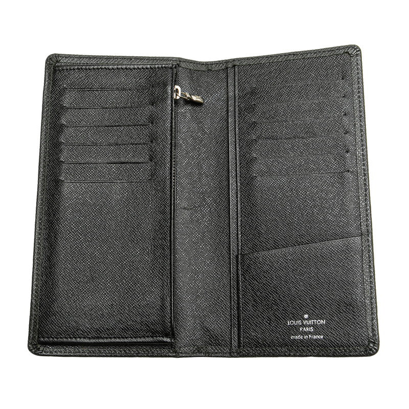 Louis Vuitton Taiga Portefeuille Brazza Wallet M32572 Black