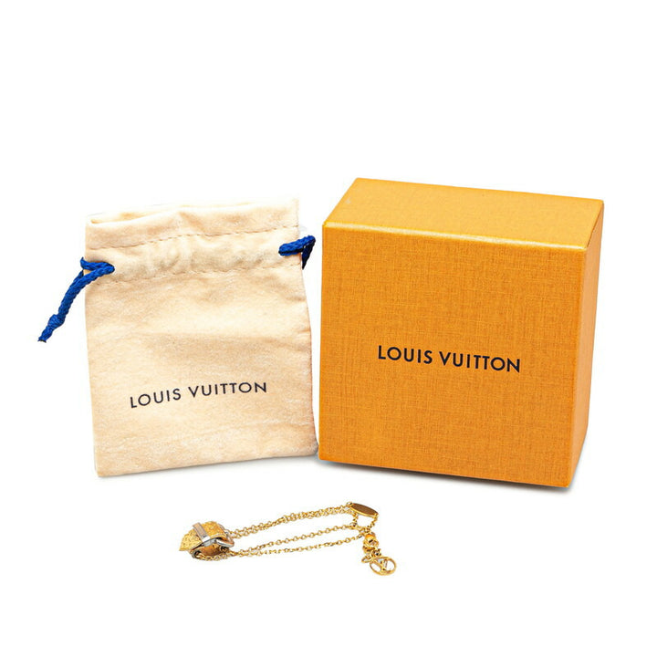 Louis Vuitton Gold Bracelet M64704 in Very Good Condition