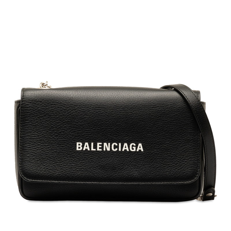 Balenciaga Everyday Leather Shoulder Wallet Bag