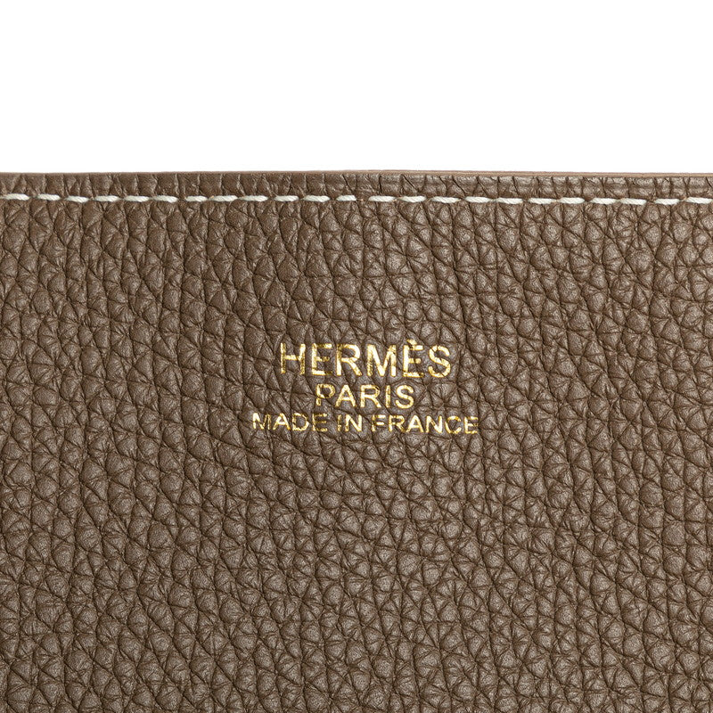 Hermes Double Sens 36 Shoulder Bag Beige