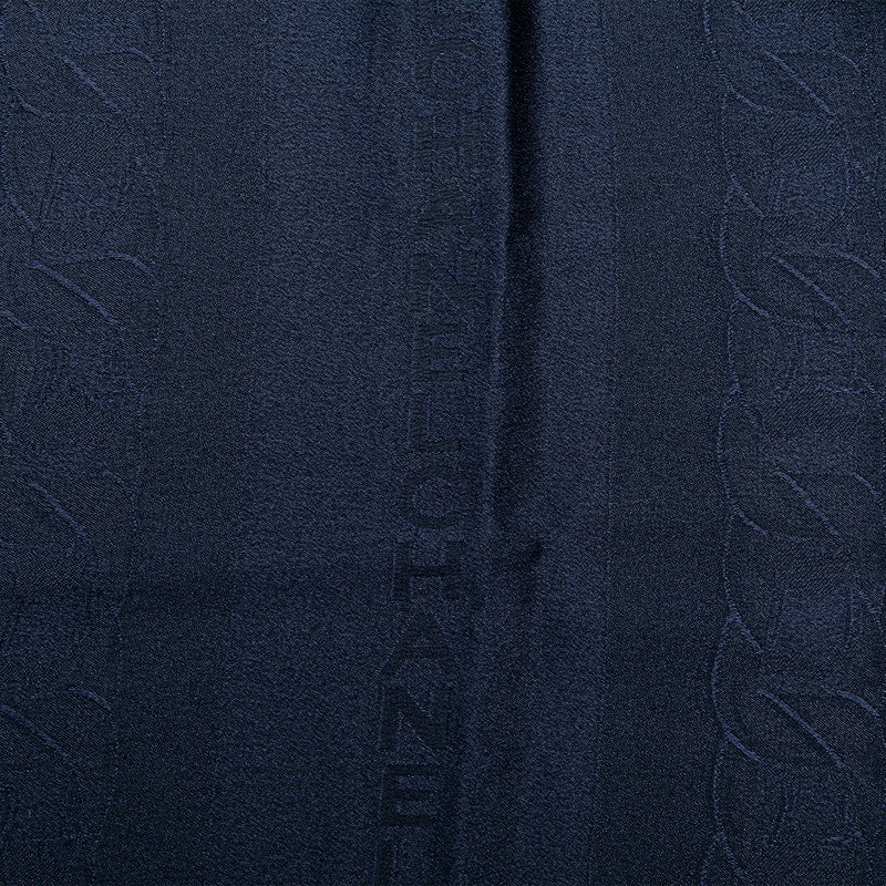 Chanel Silk Logo Coco Mark Scarf in Great Condition