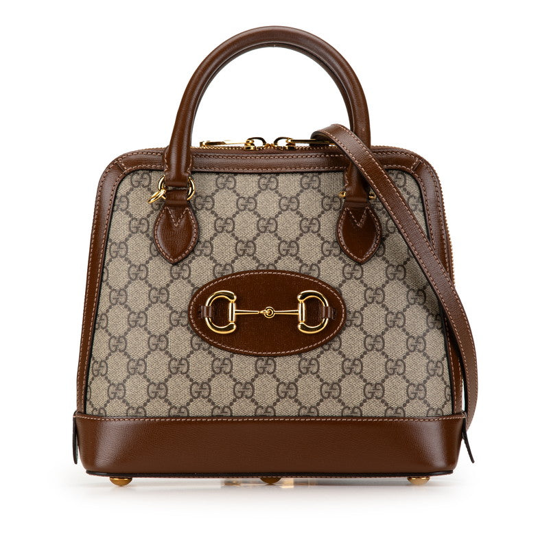 Gucci GG Supreme Horsebit 2WAY Handbag