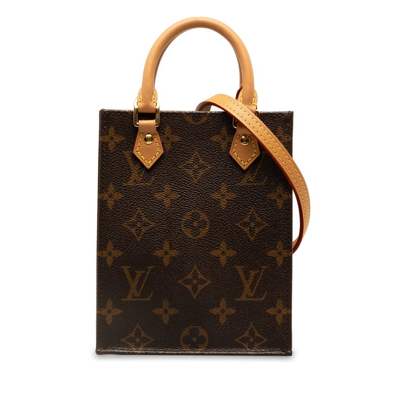 Louis Vuitton Monogram Petit Sac Plat Handbag M81295