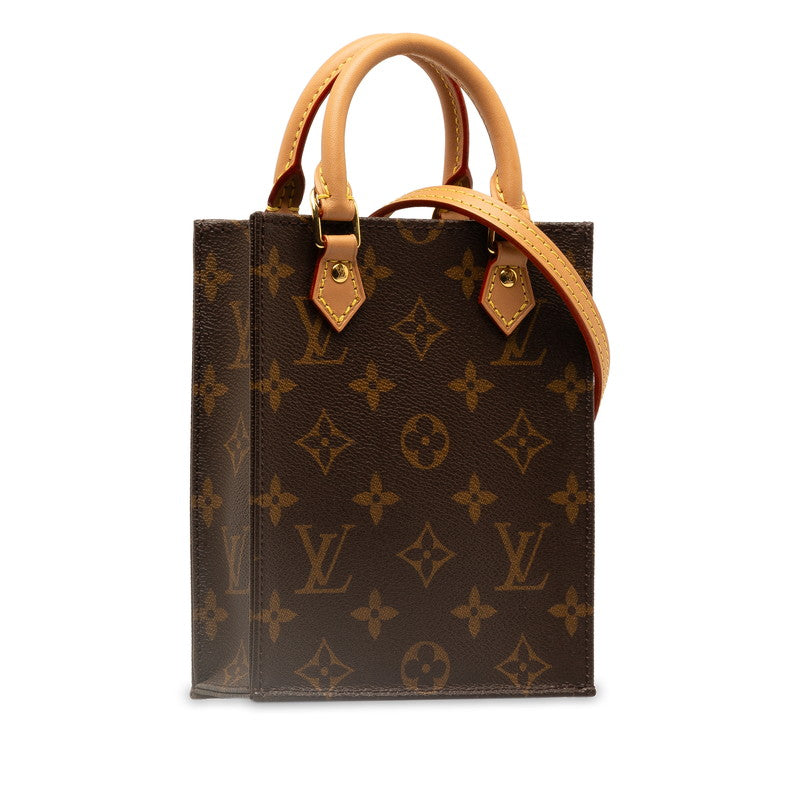 Louis Vuitton Monogram Petit Sac Plat Handbag M81295