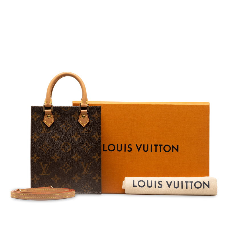 Louis Vuitton Monogram Petit Sac Plat Handbag M81295