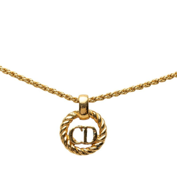 Dior Vintage CD Logo Necklace