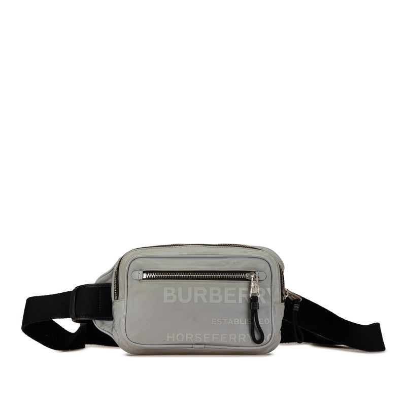 Burberry Nylon Leather Body Waist Bag