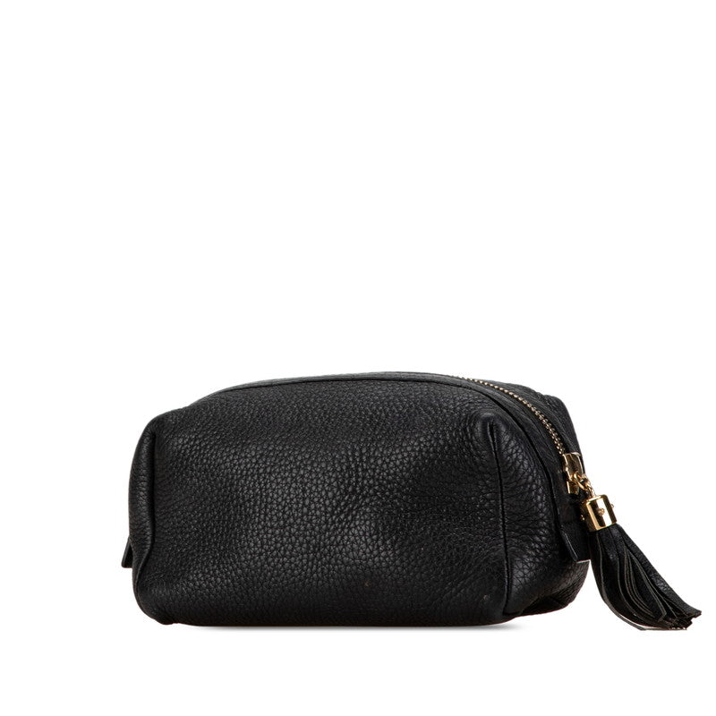 Gucci Leather Interlocking G Soho Pouch