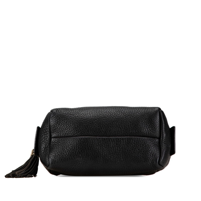 Gucci Leather Interlocking G Soho Pouch